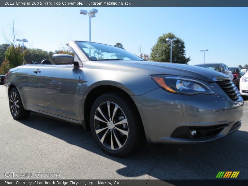 Tungsten Metallic / Black 2013 Chrysler 200 S Hard Top Convertible