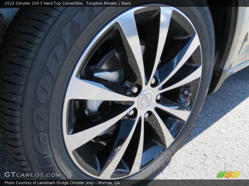 Tungsten Metallic / Black 2013 Chrysler 200 S Hard Top Convertible