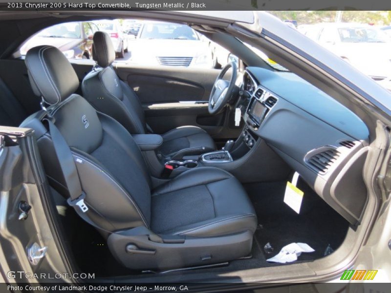 Tungsten Metallic / Black 2013 Chrysler 200 S Hard Top Convertible