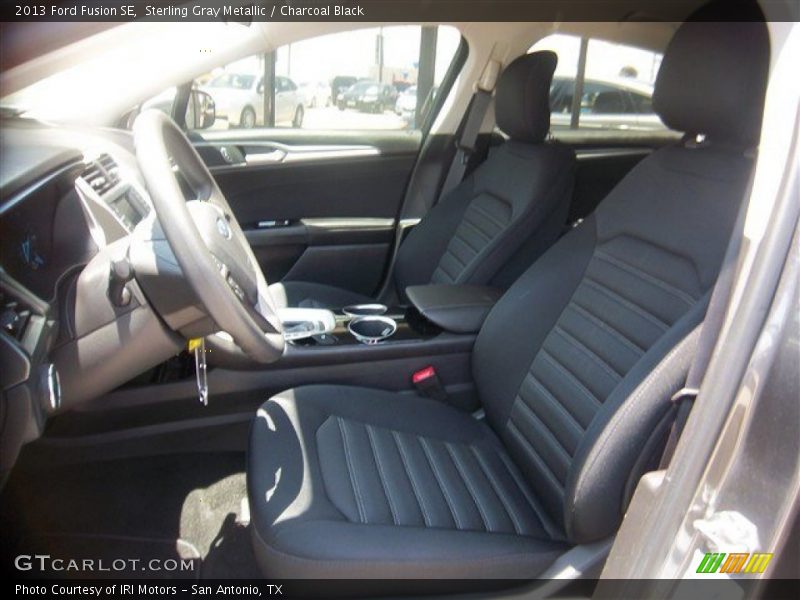 Sterling Gray Metallic / Charcoal Black 2013 Ford Fusion SE