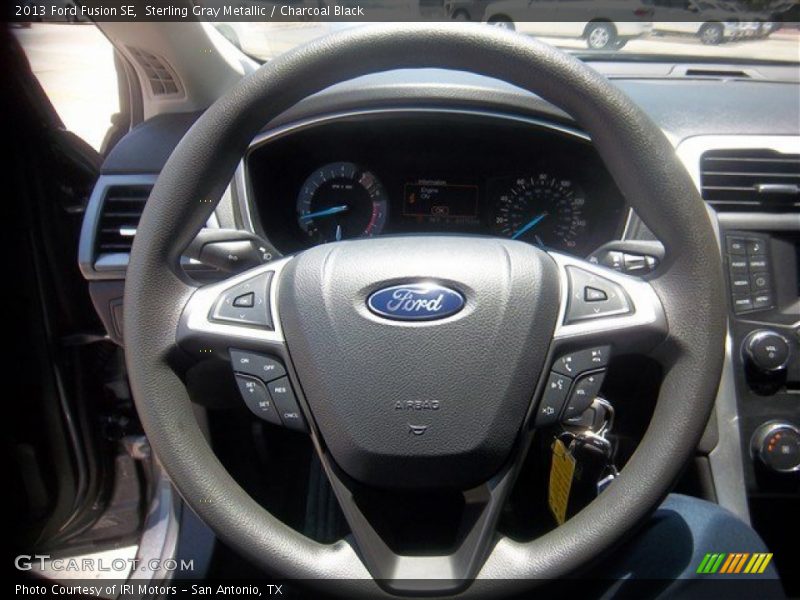 Sterling Gray Metallic / Charcoal Black 2013 Ford Fusion SE