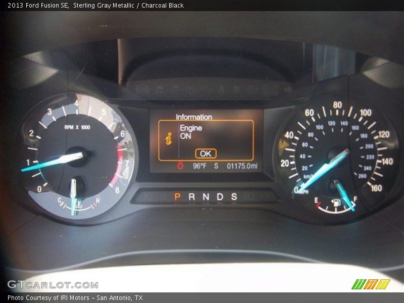 Sterling Gray Metallic / Charcoal Black 2013 Ford Fusion SE