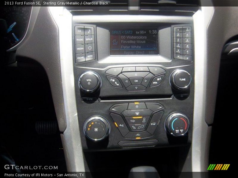 Sterling Gray Metallic / Charcoal Black 2013 Ford Fusion SE