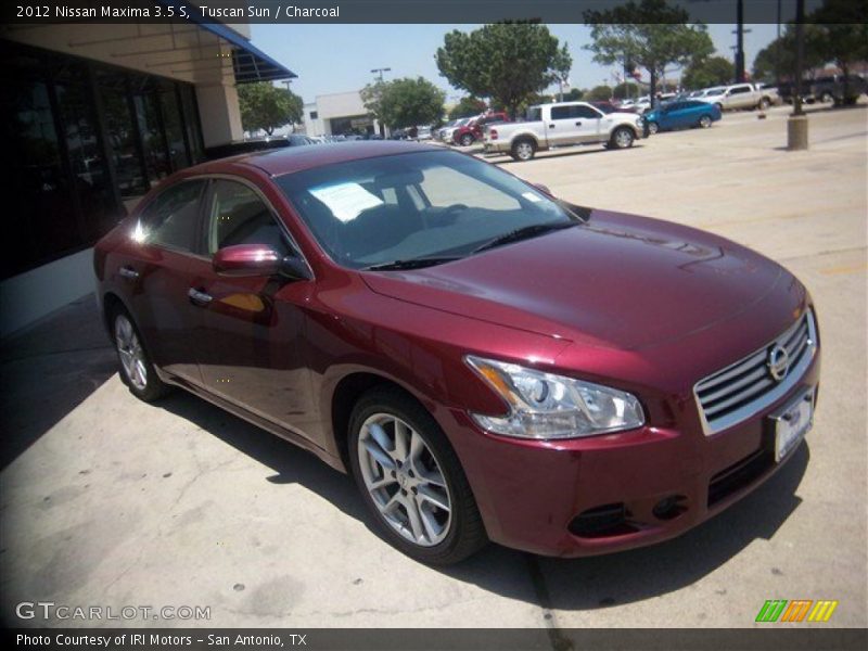 Tuscan Sun / Charcoal 2012 Nissan Maxima 3.5 S