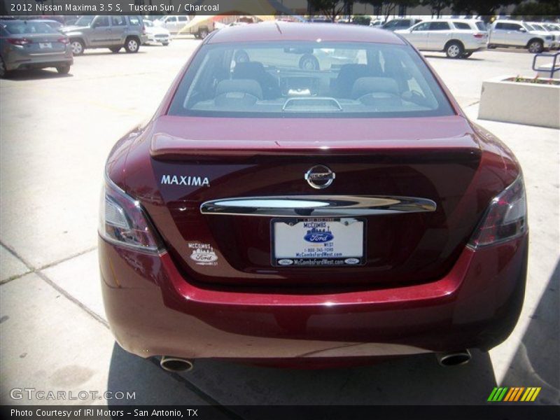 Tuscan Sun / Charcoal 2012 Nissan Maxima 3.5 S