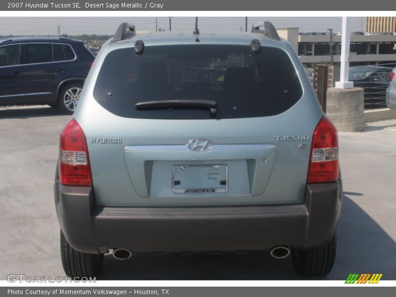 Desert Sage Metallic / Gray 2007 Hyundai Tucson SE