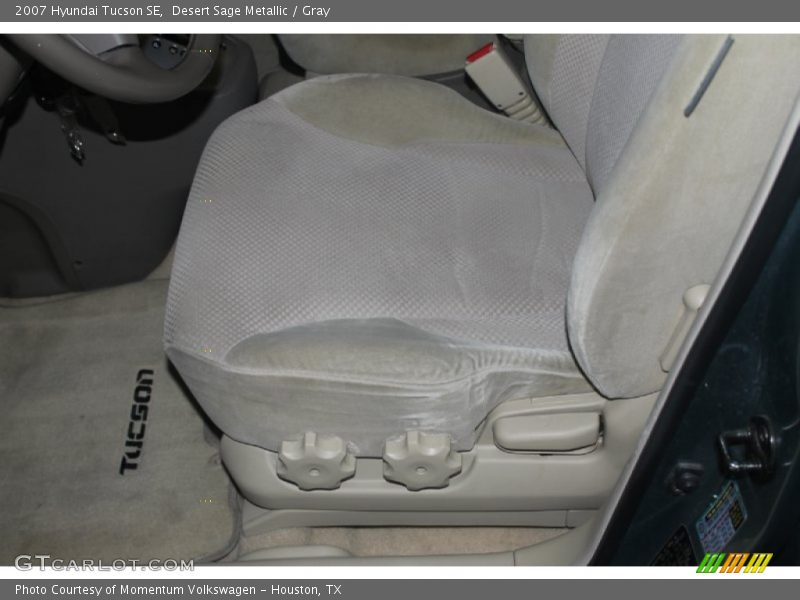 Desert Sage Metallic / Gray 2007 Hyundai Tucson SE