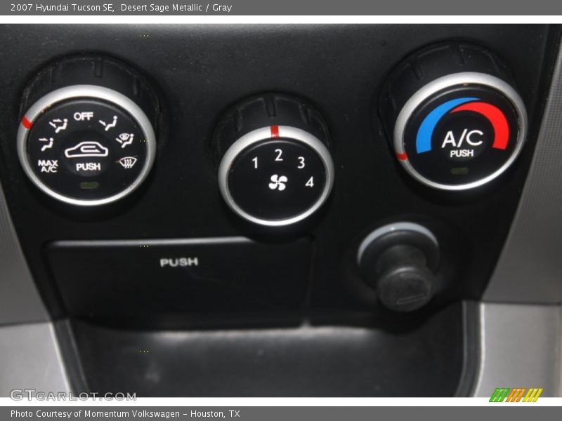 Desert Sage Metallic / Gray 2007 Hyundai Tucson SE