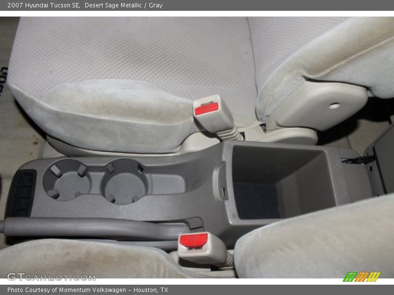 Desert Sage Metallic / Gray 2007 Hyundai Tucson SE