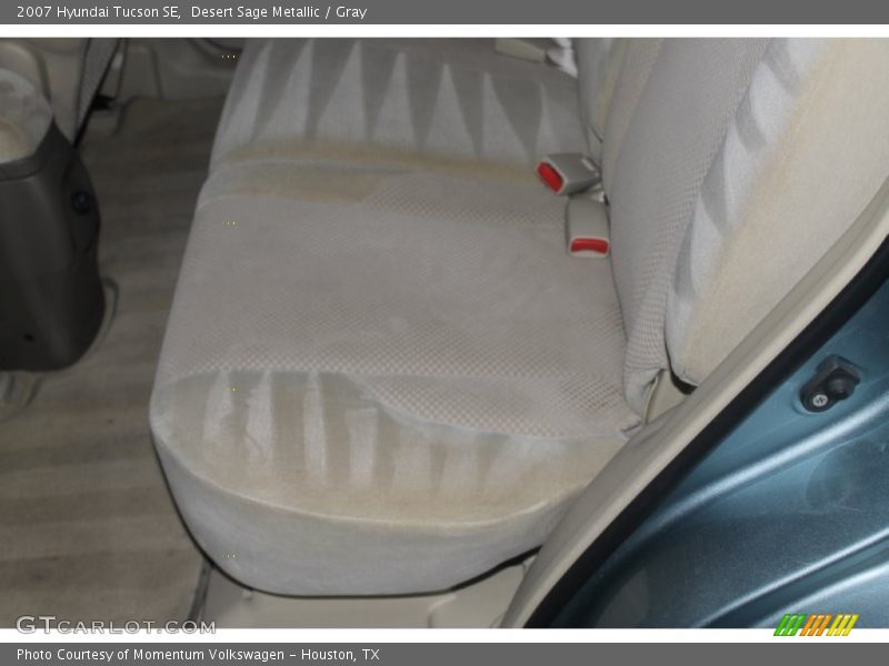 Desert Sage Metallic / Gray 2007 Hyundai Tucson SE