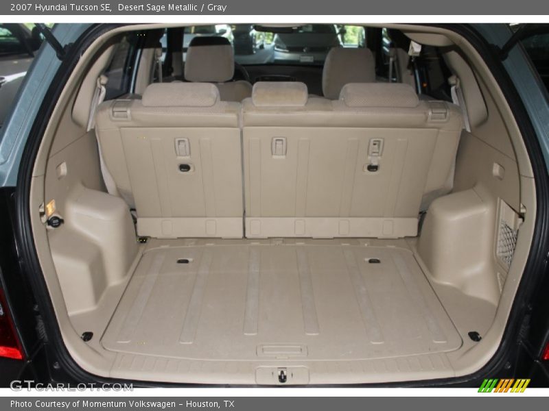 Desert Sage Metallic / Gray 2007 Hyundai Tucson SE