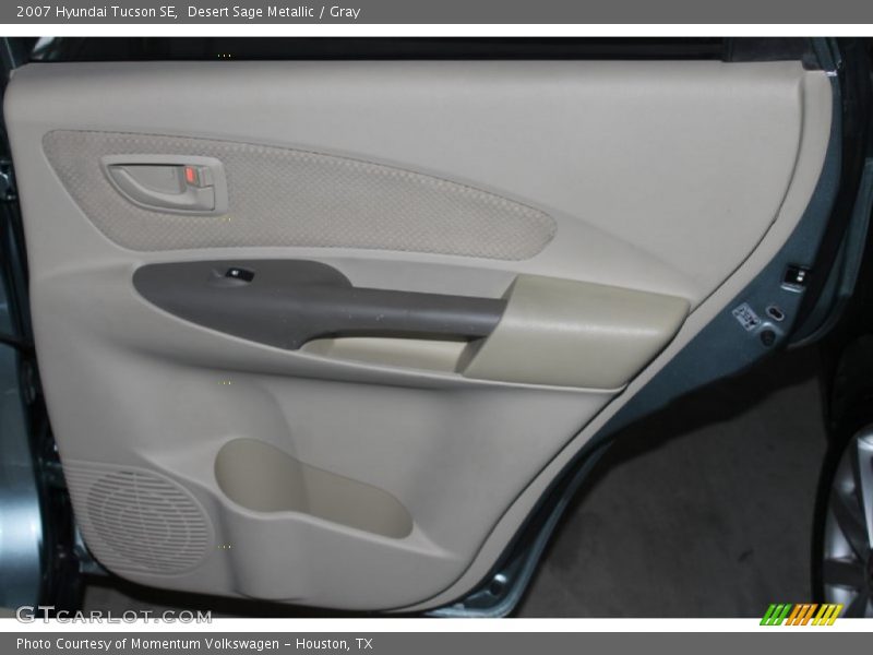 Desert Sage Metallic / Gray 2007 Hyundai Tucson SE