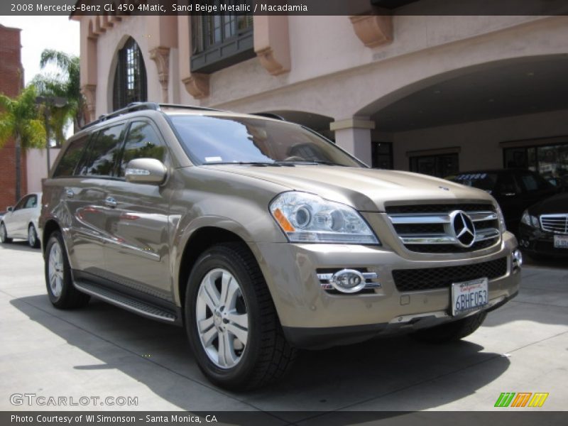 Sand Beige Metallic / Macadamia 2008 Mercedes-Benz GL 450 4Matic