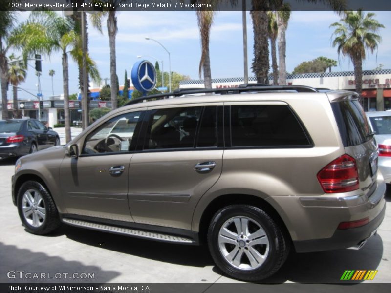 Sand Beige Metallic / Macadamia 2008 Mercedes-Benz GL 450 4Matic