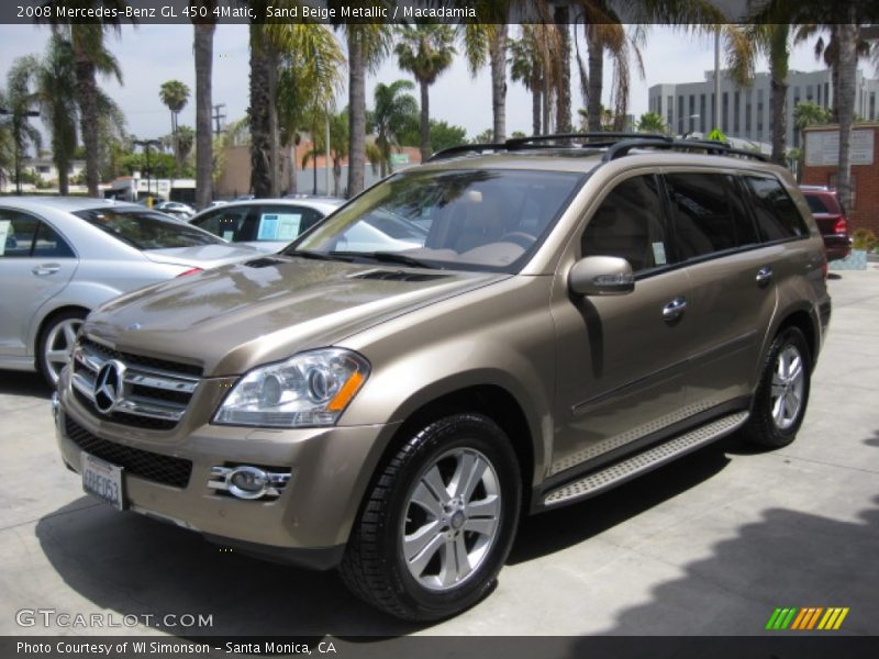 Sand Beige Metallic / Macadamia 2008 Mercedes-Benz GL 450 4Matic