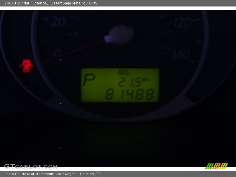 Desert Sage Metallic / Gray 2007 Hyundai Tucson SE