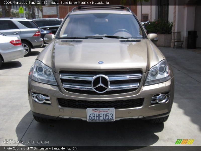 Sand Beige Metallic / Macadamia 2008 Mercedes-Benz GL 450 4Matic