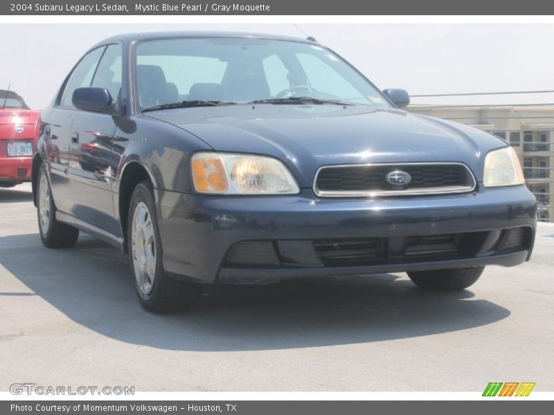 Mystic Blue Pearl / Gray Moquette 2004 Subaru Legacy L Sedan