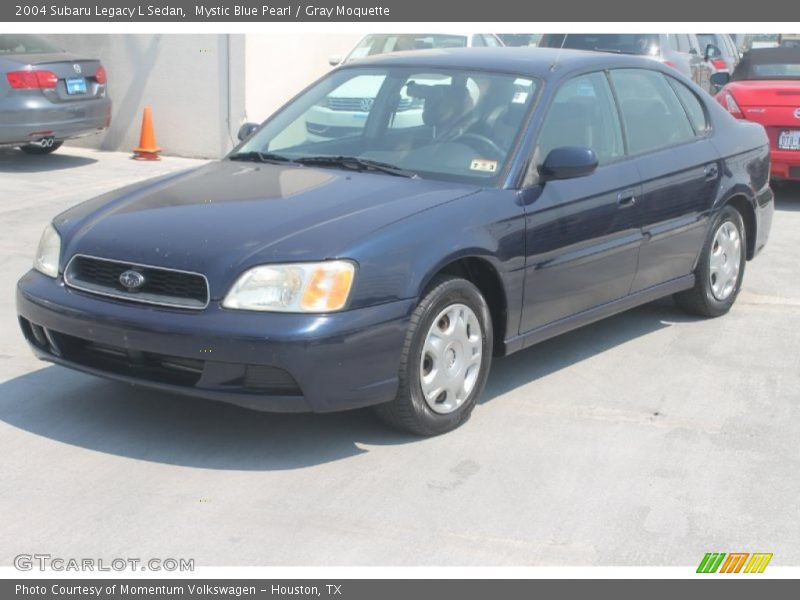 Mystic Blue Pearl / Gray Moquette 2004 Subaru Legacy L Sedan