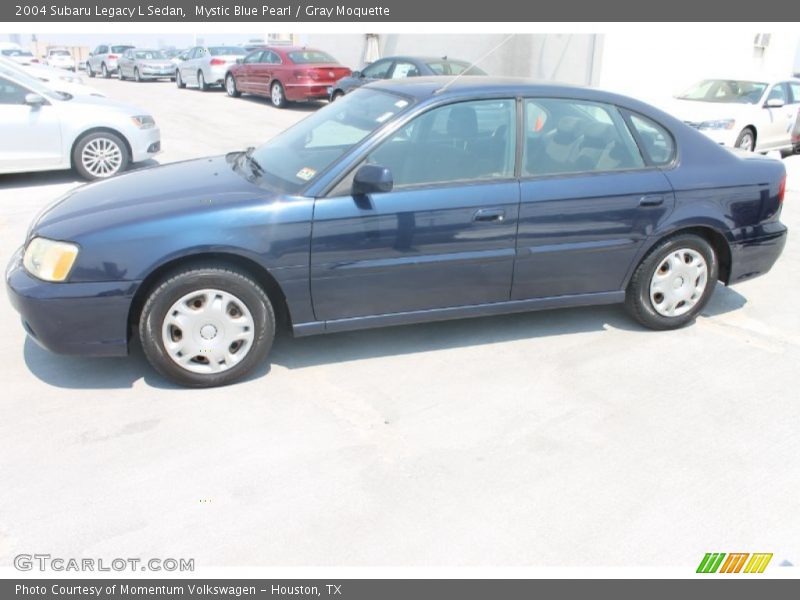 Mystic Blue Pearl / Gray Moquette 2004 Subaru Legacy L Sedan