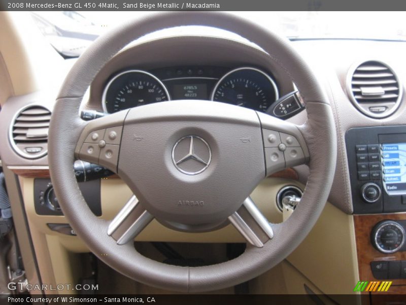 Sand Beige Metallic / Macadamia 2008 Mercedes-Benz GL 450 4Matic