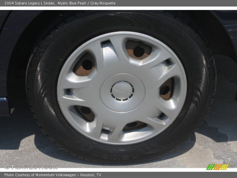 Mystic Blue Pearl / Gray Moquette 2004 Subaru Legacy L Sedan