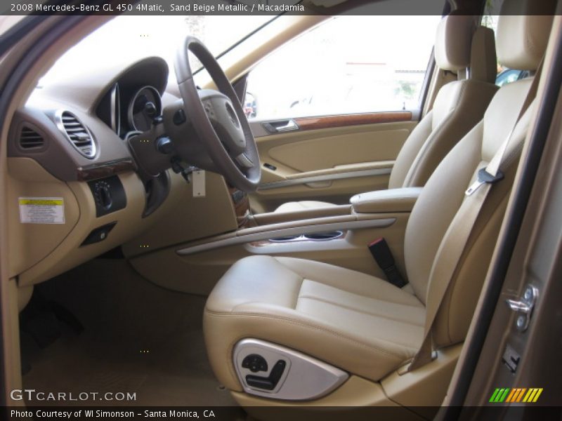 Sand Beige Metallic / Macadamia 2008 Mercedes-Benz GL 450 4Matic