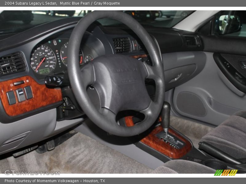 Mystic Blue Pearl / Gray Moquette 2004 Subaru Legacy L Sedan