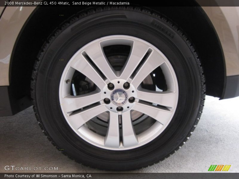 Sand Beige Metallic / Macadamia 2008 Mercedes-Benz GL 450 4Matic