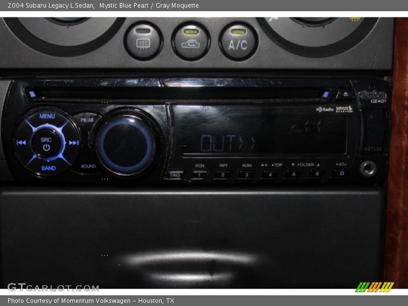 Mystic Blue Pearl / Gray Moquette 2004 Subaru Legacy L Sedan