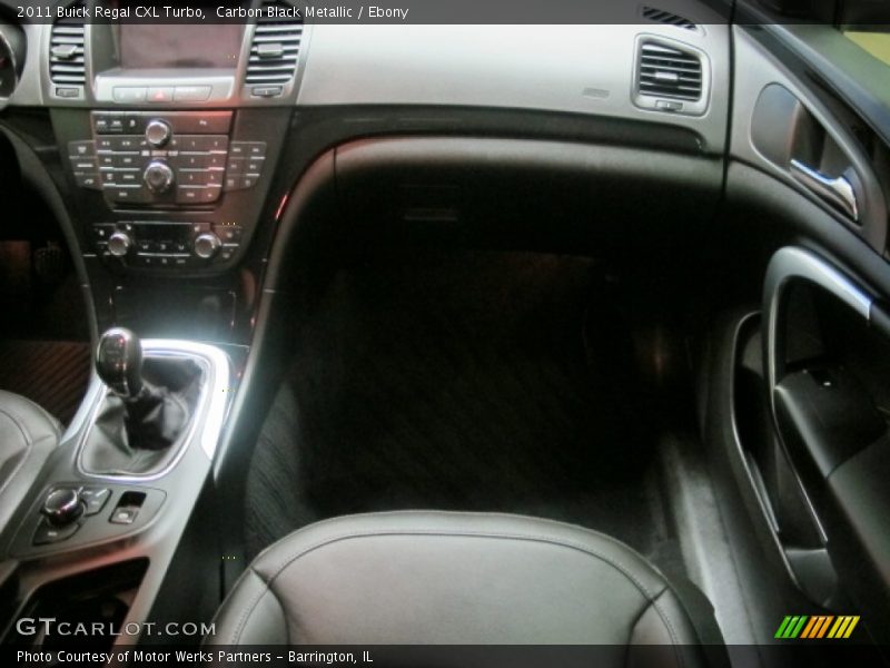 Carbon Black Metallic / Ebony 2011 Buick Regal CXL Turbo
