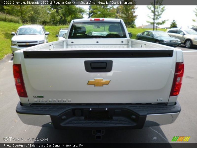 Sheer Silver Metallic / Dark Titanium 2011 Chevrolet Silverado 1500 LS Regular Cab 4x4