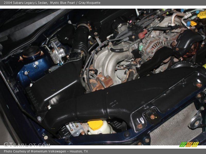 Mystic Blue Pearl / Gray Moquette 2004 Subaru Legacy L Sedan