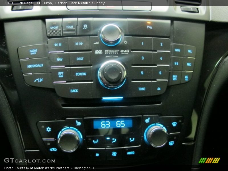Carbon Black Metallic / Ebony 2011 Buick Regal CXL Turbo