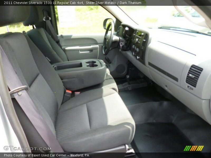 Sheer Silver Metallic / Dark Titanium 2011 Chevrolet Silverado 1500 LS Regular Cab 4x4