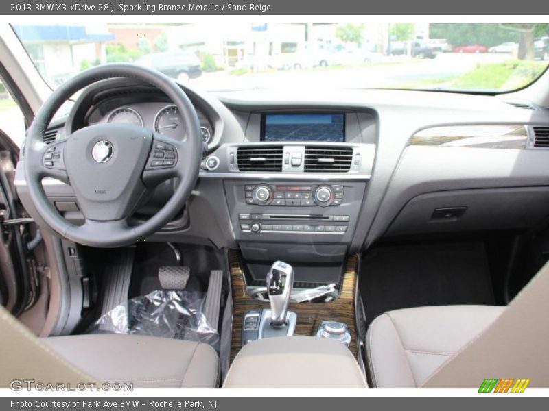 Sparkling Bronze Metallic / Sand Beige 2013 BMW X3 xDrive 28i