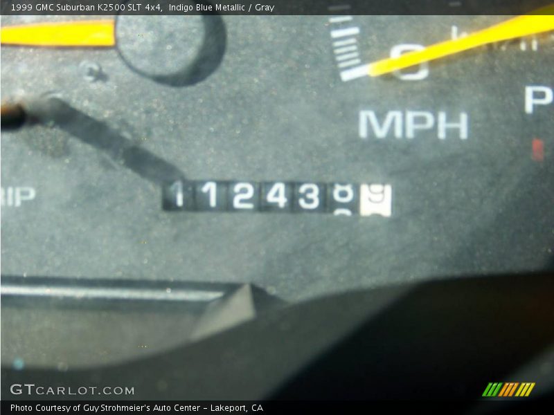 Indigo Blue Metallic / Gray 1999 GMC Suburban K2500 SLT 4x4