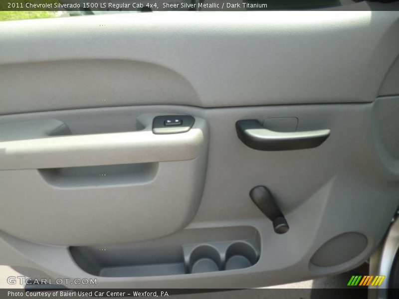 Sheer Silver Metallic / Dark Titanium 2011 Chevrolet Silverado 1500 LS Regular Cab 4x4