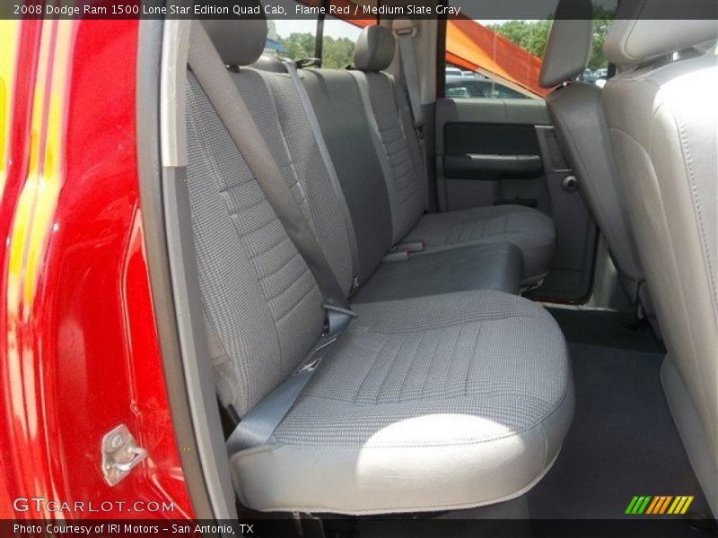 Flame Red / Medium Slate Gray 2008 Dodge Ram 1500 Lone Star Edition Quad Cab
