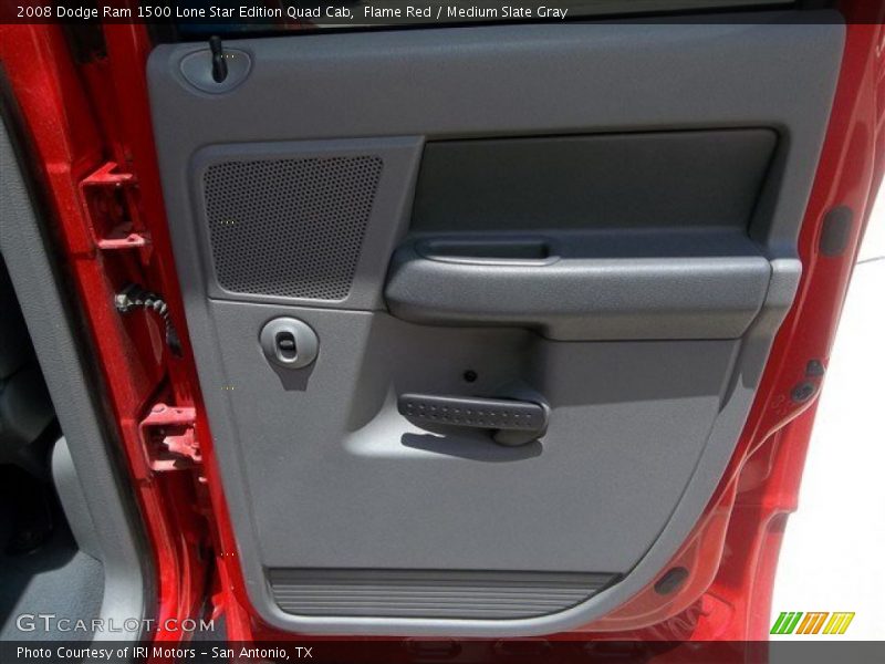 Flame Red / Medium Slate Gray 2008 Dodge Ram 1500 Lone Star Edition Quad Cab