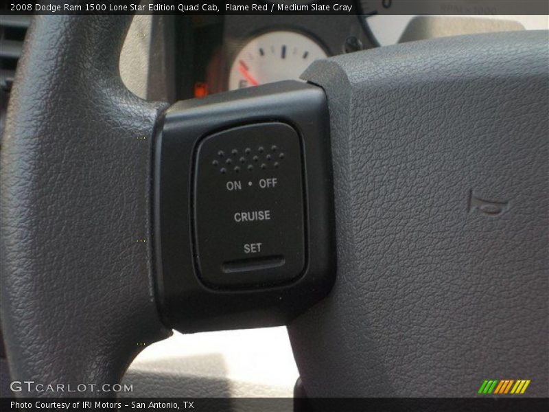Flame Red / Medium Slate Gray 2008 Dodge Ram 1500 Lone Star Edition Quad Cab