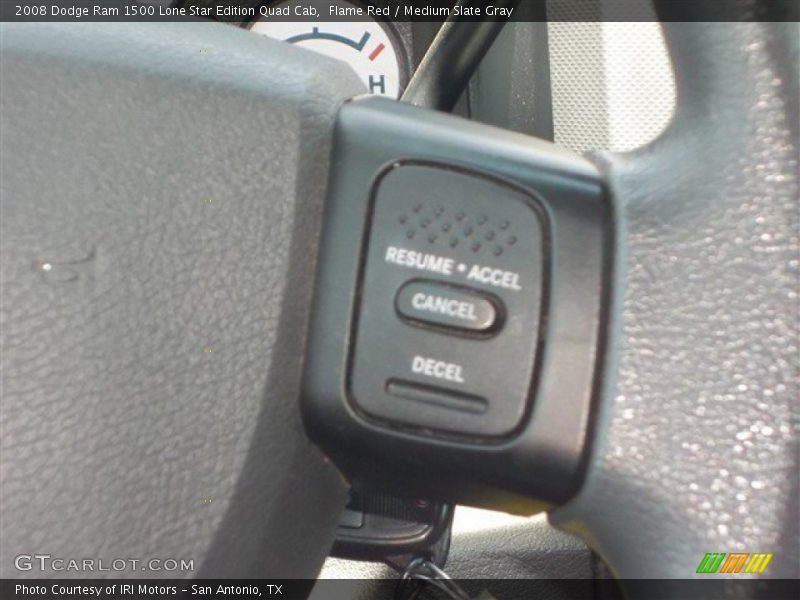 Flame Red / Medium Slate Gray 2008 Dodge Ram 1500 Lone Star Edition Quad Cab