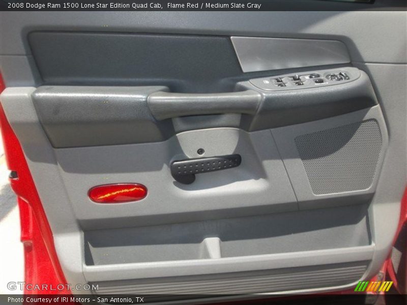 Flame Red / Medium Slate Gray 2008 Dodge Ram 1500 Lone Star Edition Quad Cab