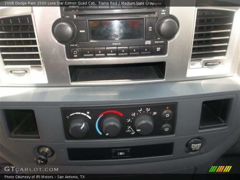 Flame Red / Medium Slate Gray 2008 Dodge Ram 1500 Lone Star Edition Quad Cab