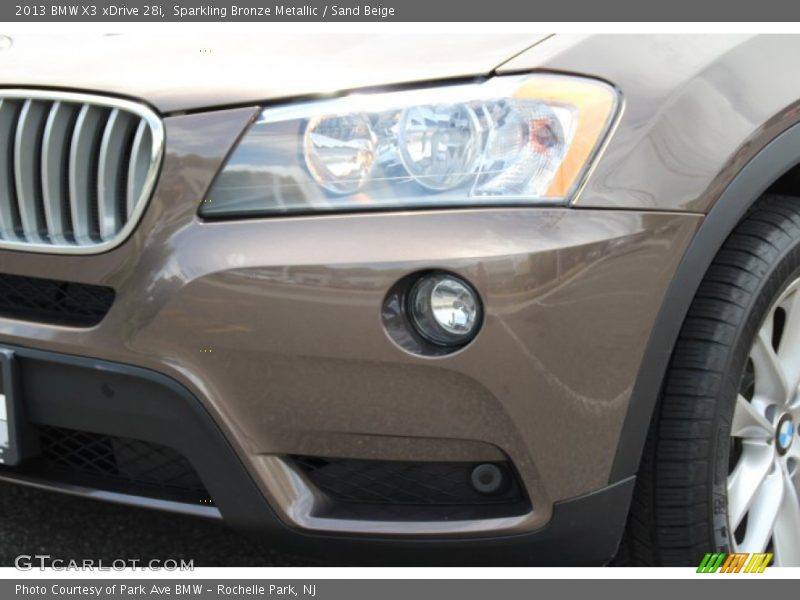 Sparkling Bronze Metallic / Sand Beige 2013 BMW X3 xDrive 28i