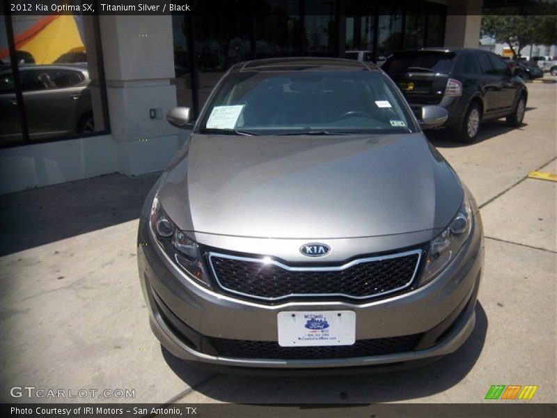 Titanium Silver / Black 2012 Kia Optima SX