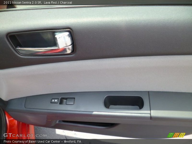 Lava Red / Charcoal 2011 Nissan Sentra 2.0 SR