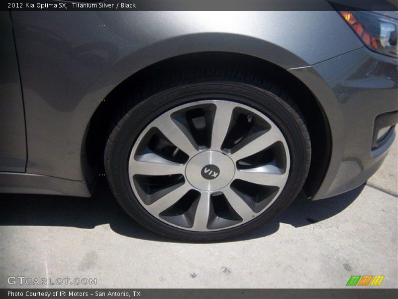 Titanium Silver / Black 2012 Kia Optima SX