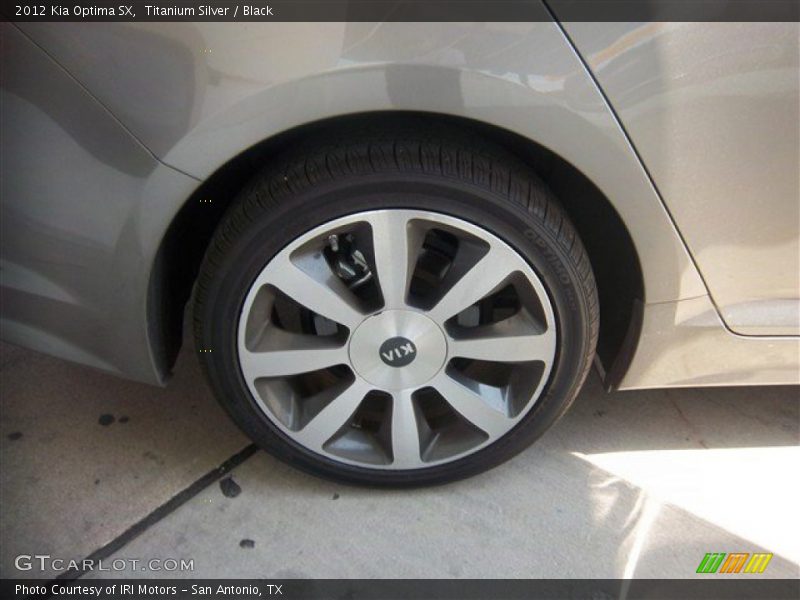 Titanium Silver / Black 2012 Kia Optima SX