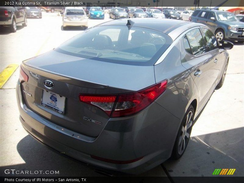 Titanium Silver / Black 2012 Kia Optima SX